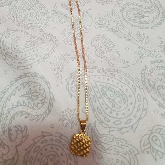 18k gold filled handcrafted necklace - Picture 1 of 4